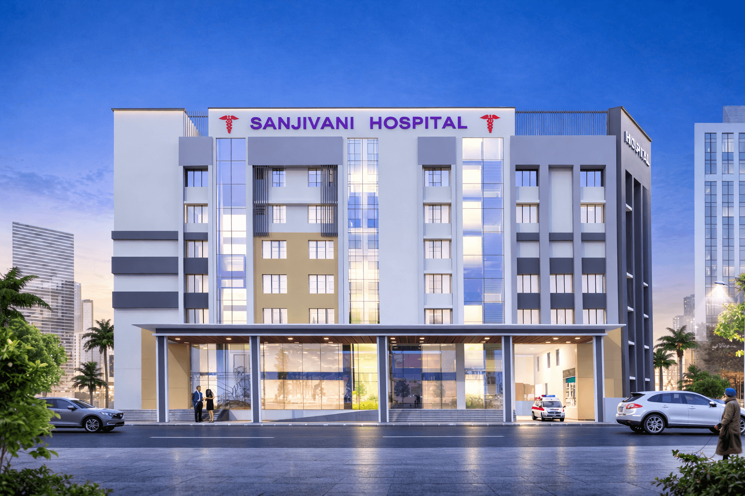 Future Sanjivani Hospital building concept