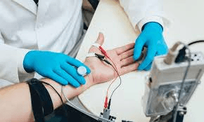 Neurophysiology diagnostic equipment for EMG, EEG, and NCV.